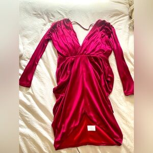 Silky long sleeve dress AKIRA